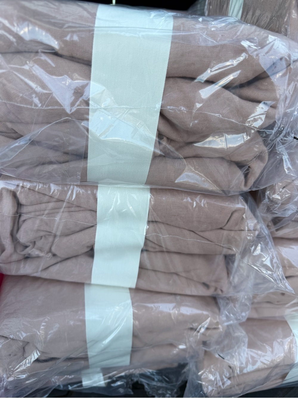 Casaluna 100% Linen Adobe Clay Color Duvet Cover 3 Piece Set - Brand New, King - Picture 3 of 4